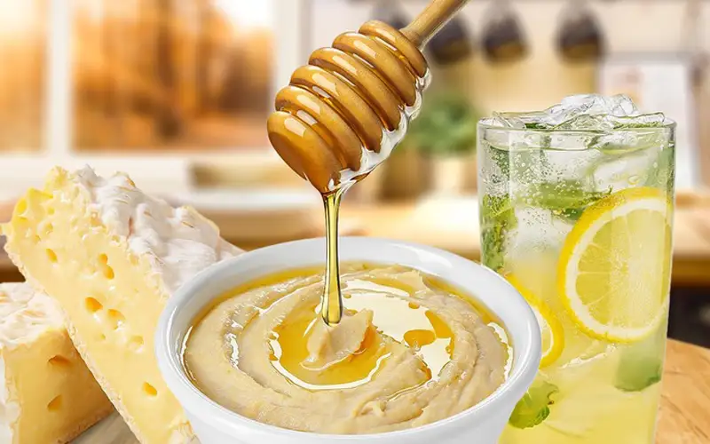 عسل در نوشیدنی‌ها